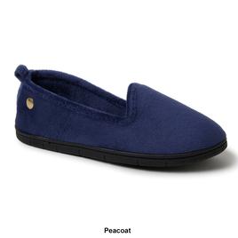 Womens Dearfoams Rachel Velour Closed Back Slippers