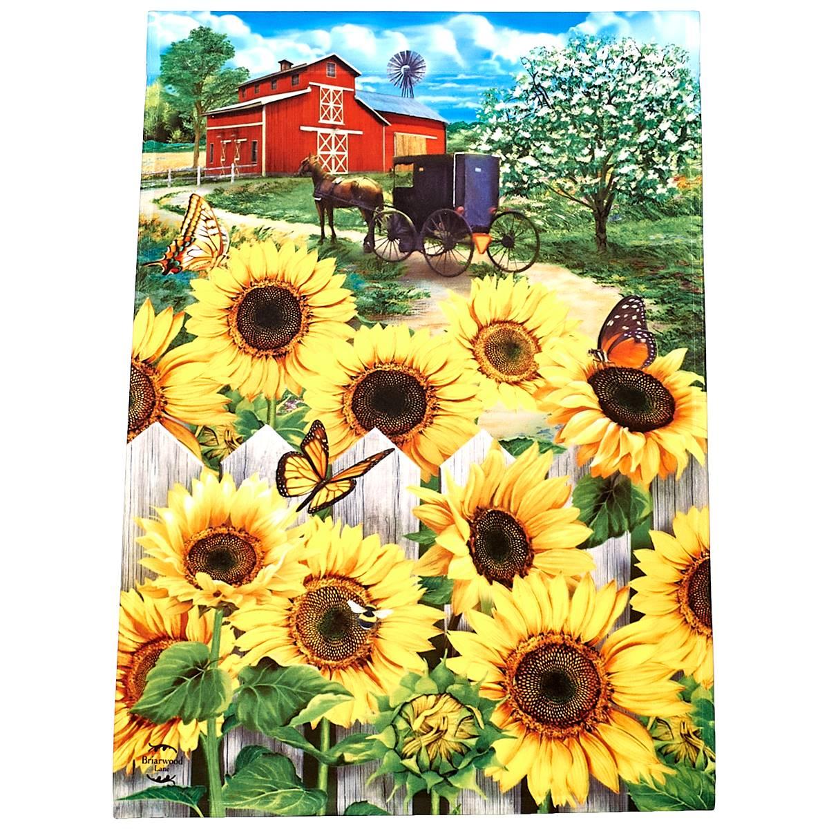 Briarwood Lane Country Sunflower Garden Flag