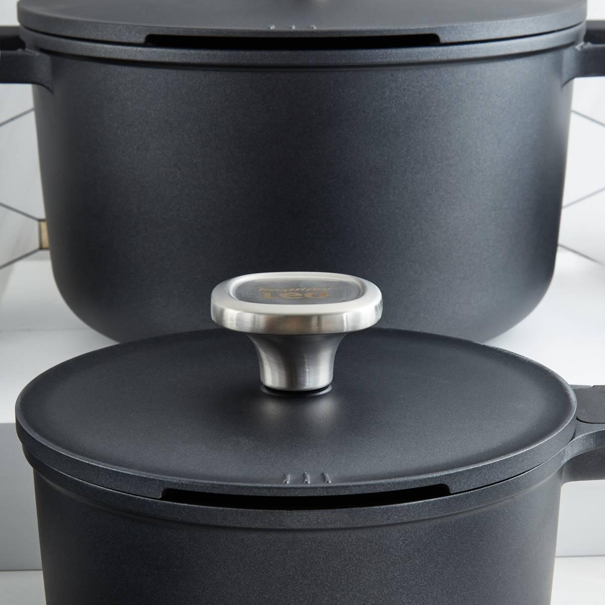 BergHOFF Phantom 8pc. Nonstick Ceramic Cookware Set w/ Lids