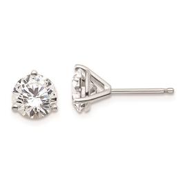 Pure Fire 14kt. White Gold 1 1/2ctw. Lab Grown Diamond Earrings
