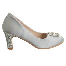 Big Girls Badgley Mischka Buckle Ornament Pumps