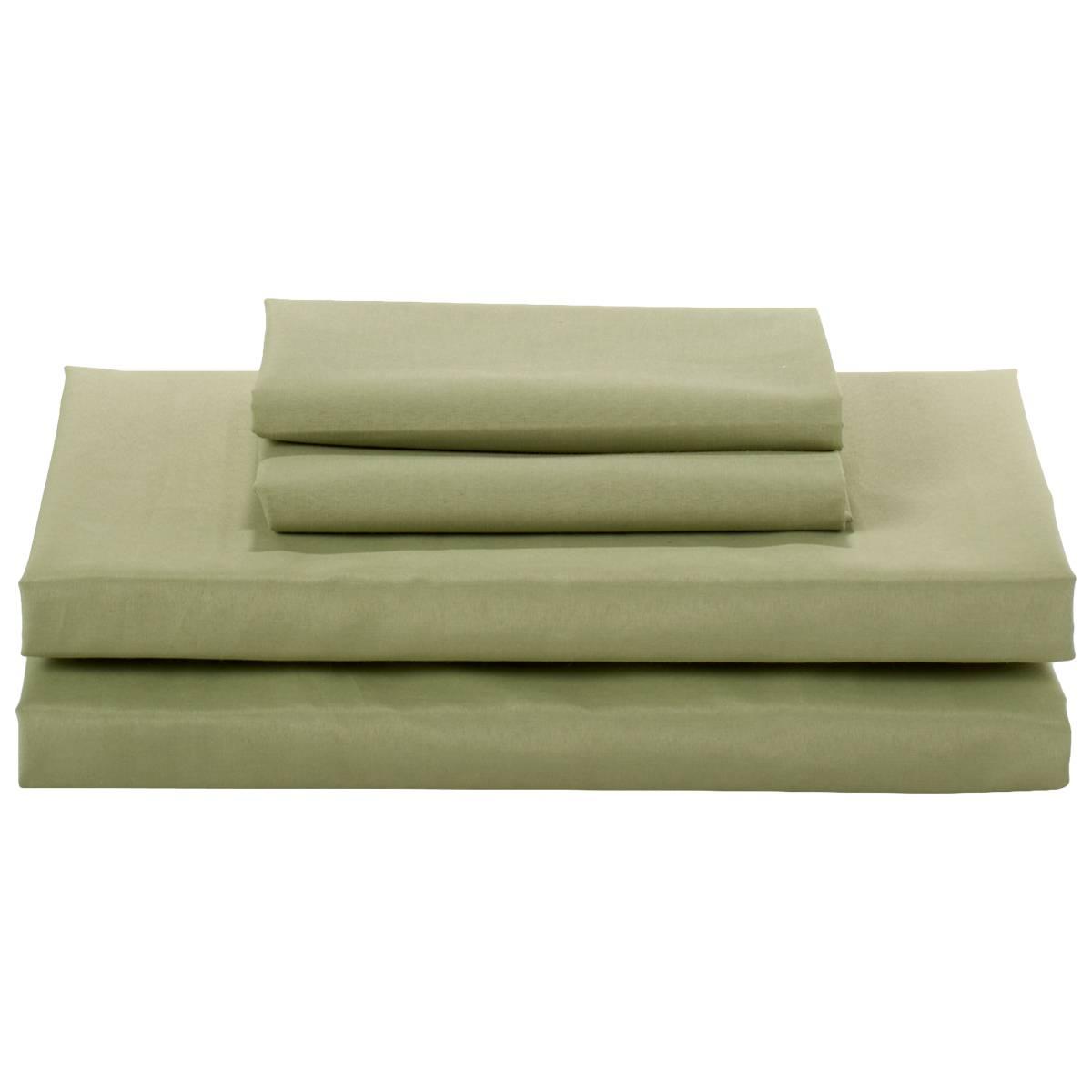 Ashley Cooper(tm) Cotton Rich Percale Sheet  Set - Reseda Green