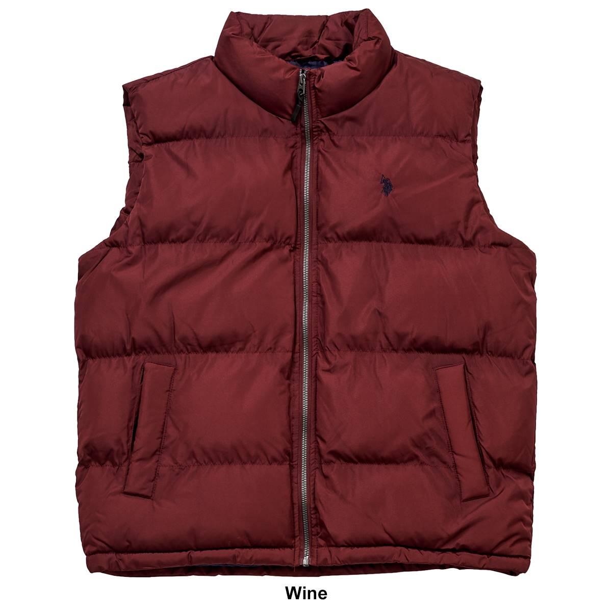 Mens U.S. Polo Assn.® Solid Signature Puffer Vest