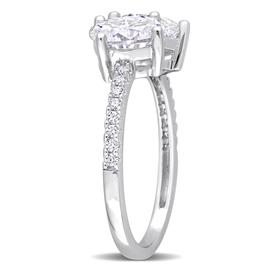 Gemstone Classics™ Sterling Silver Moissanite Ring