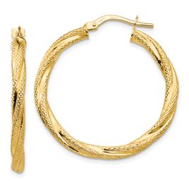 Gold Classics(tm) 31mm Gold Hoop Earrings