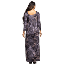 Plus Size 24/7 Comfort Apparel Empire Waist Maternity Maxi Dress
