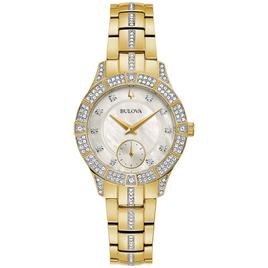 Womens Bulova Sutton Gold-Tone Bracelet Watch - 98L283