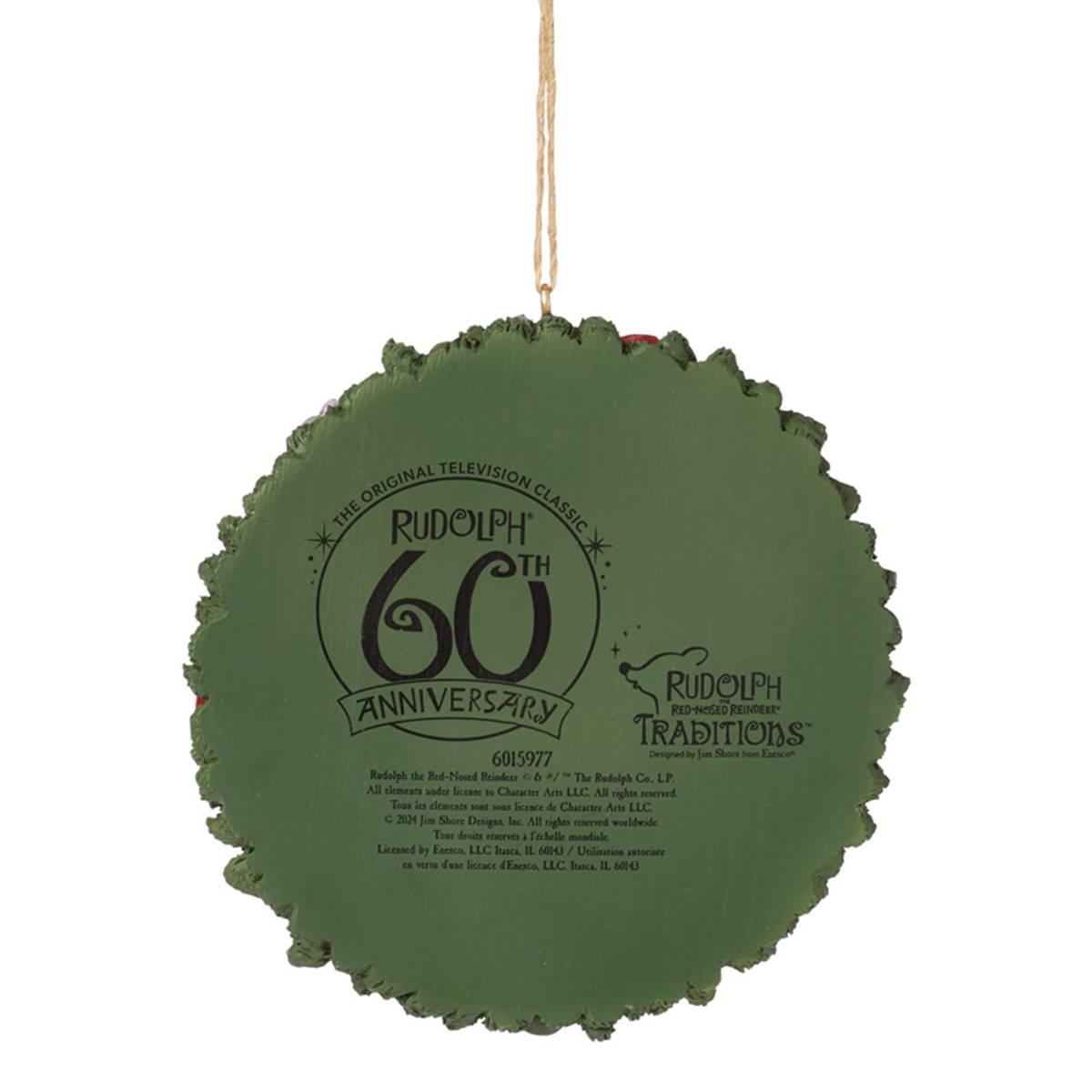 Jim Shore Rudolph & Friends Hanging Christmas Ornament