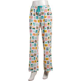 Plus Size Muk Luks Vacation Greetings Pajama Pants with Pockets