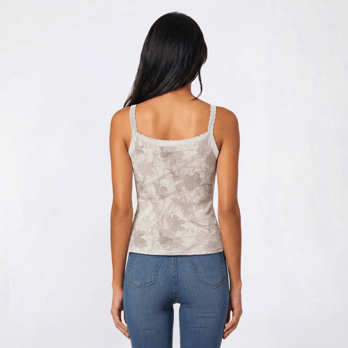 Juniors Madden Girl Tree Camo Lace Trim Bra Cup Camisole