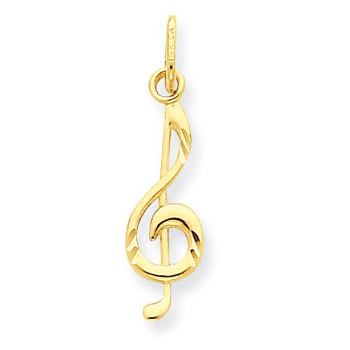 Gold Classics™ 14kt. Yellow-Gold Music Note Charm