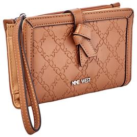 Nine West Isidore Embossed Phone Wristlet - Clay