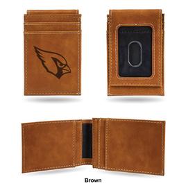Mens NFL Arizona Cardinals Faux Leather Front Pocket Wallet