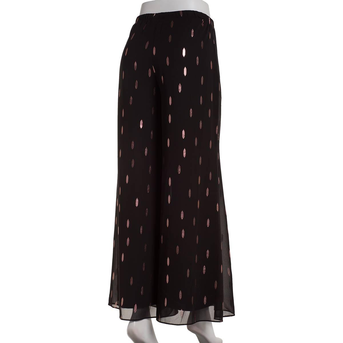 Petite MSK Foil Dot Palazzo Pants