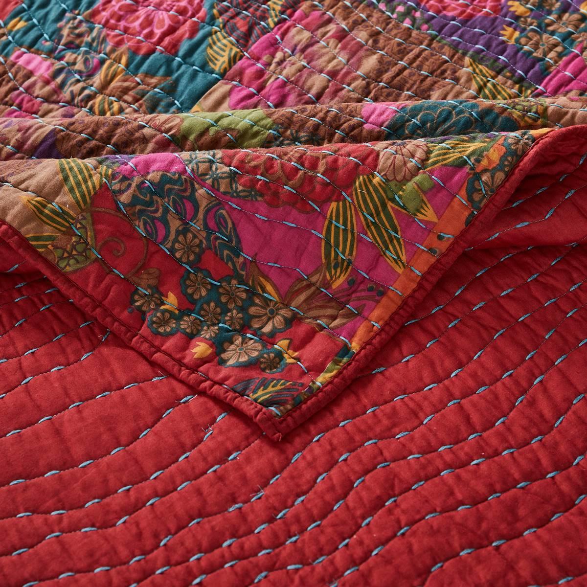 Greenland Home Fashions™ Jewel Kantha-style Quilt Set w/ Pillows