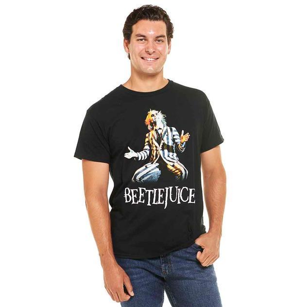 Young Mens Beetlejuice Short Sleeve Graphic Tee