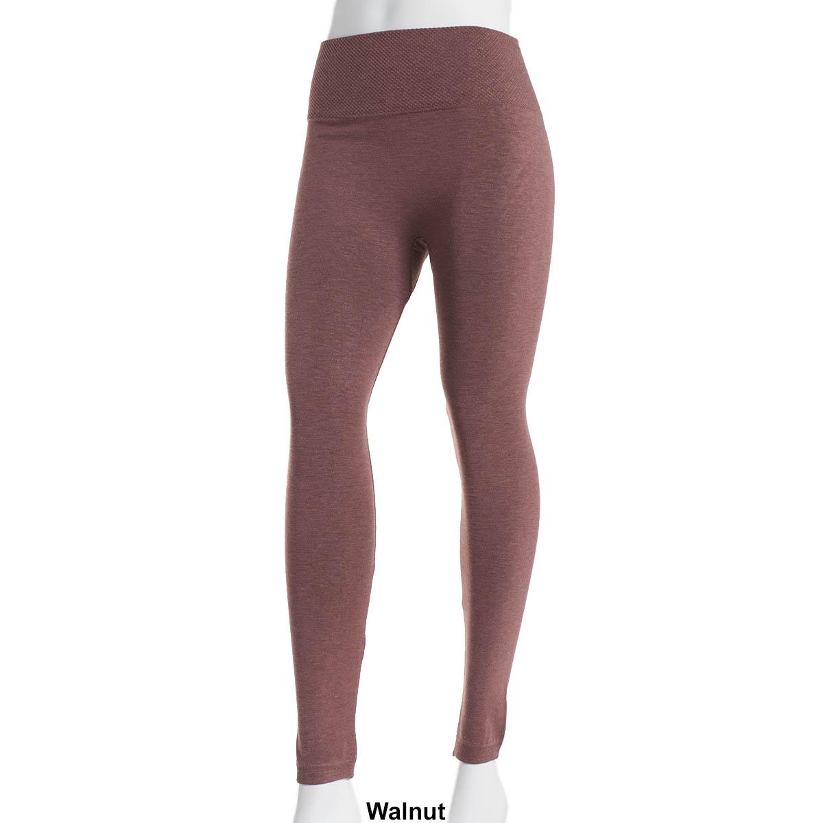 Womens One 5 One Heathered Indigo Fleece Lined Leggings