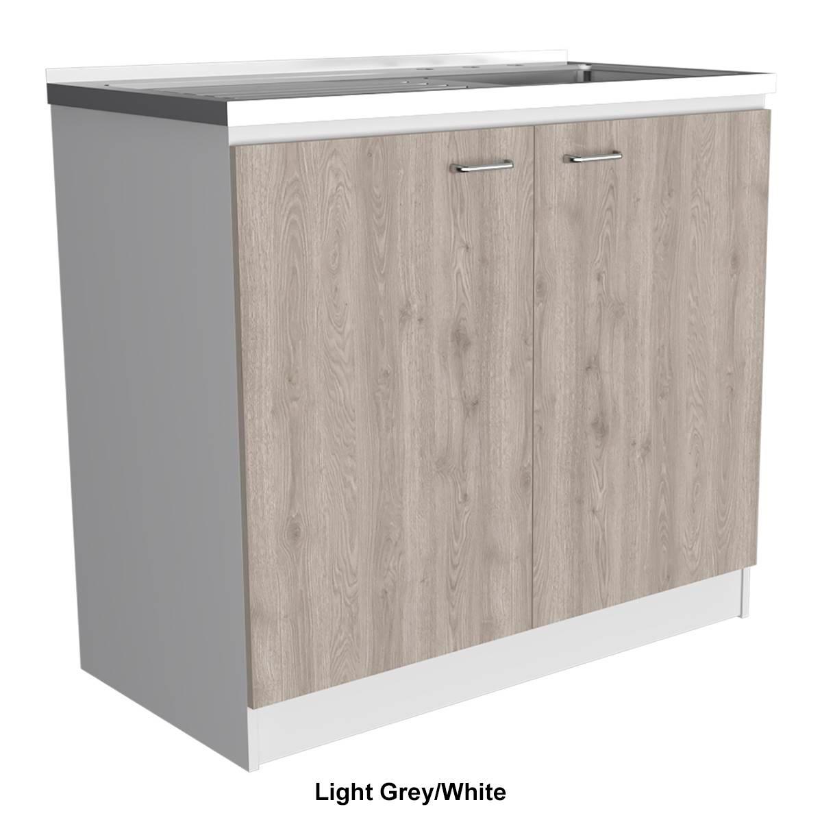 FM FURNITURE Oklahoma Two-Tone Utility Sink & Cabinet