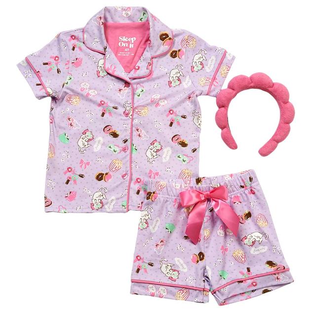 Toddler Girl Cloud Nine 3pc. Spa Day Pajama Set w/ Headband