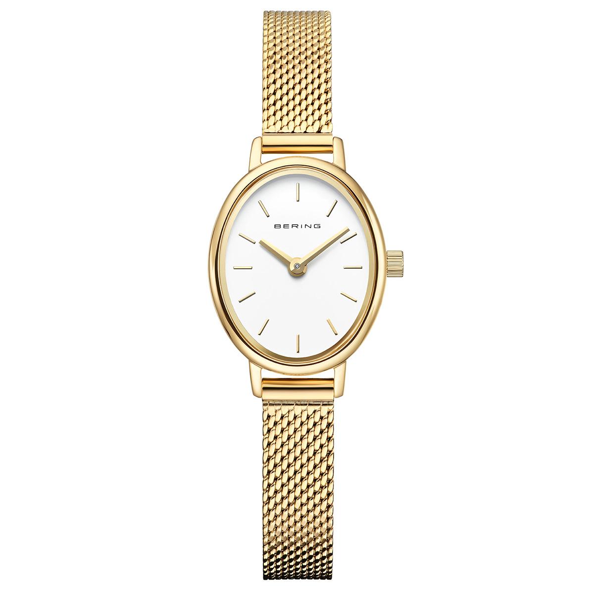 Womens BERING Gold Mother of Pearl Watch - 11020-334