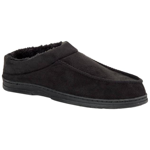 Mens Gold Toe® Microsuede Clog Slippers