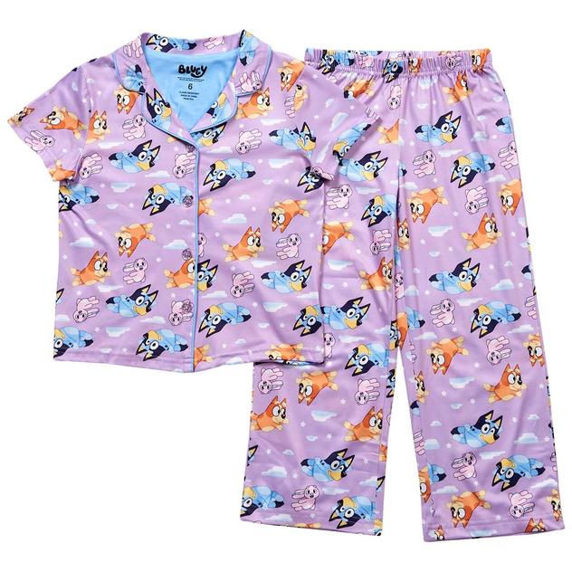 Girls Bluey 2pc. Dream Short Sleeve w/ Pants Pajama Set