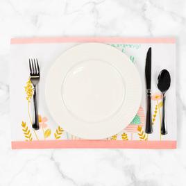 Northlight Seasonal Happy Easter Floral Placemats - Set of 4
