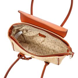 London Fog Harley Mini Straw Satchel