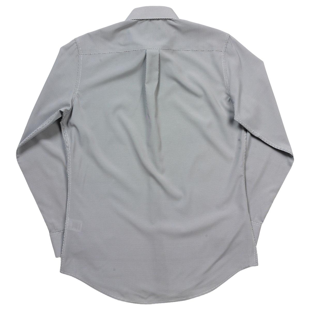 Mens Christian Aujard Fitted Dress Shirt - White/Black