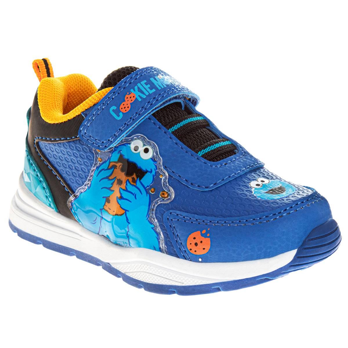 Little Kid Sesame Street Cookie Monster Fashion Sneaker