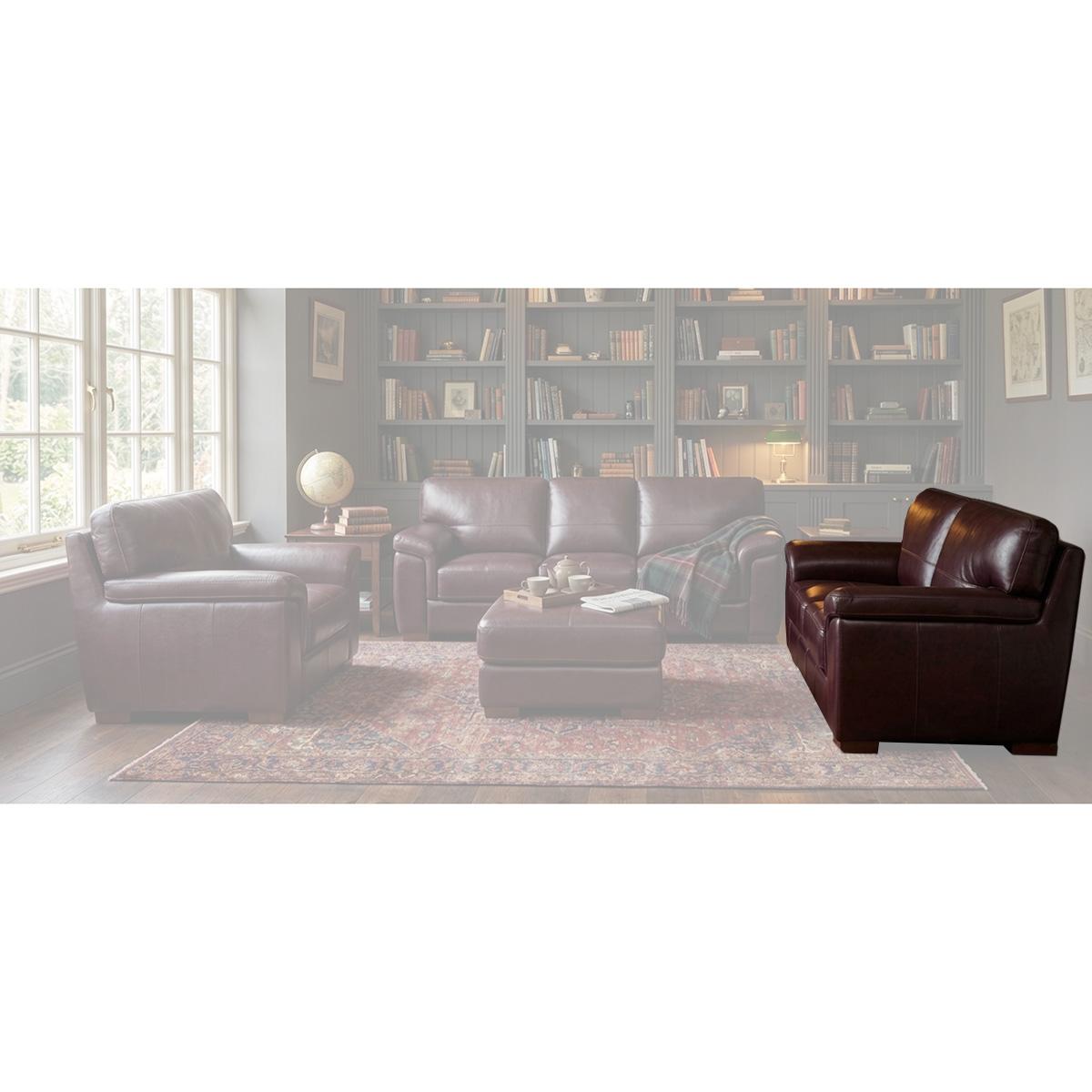Homestead Leather Loveseat