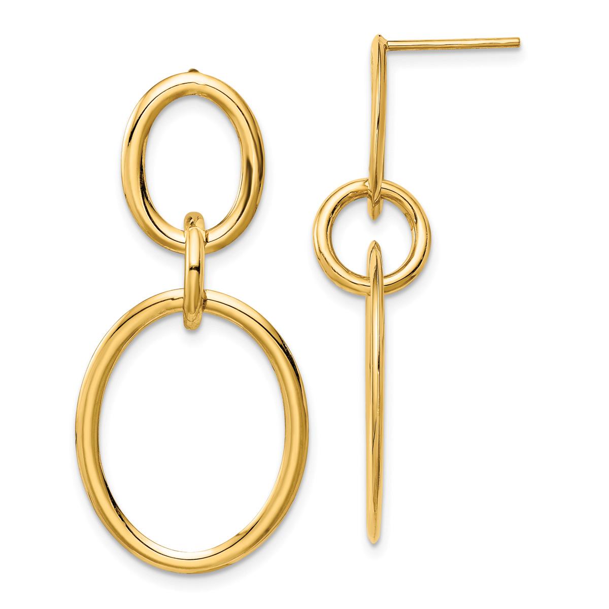 Gold Classics(tm) 14kt. Yellow Gold Hoop Earrings