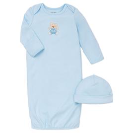 Baby Boy (NB-3M) Little Me Cute Bear Sleeper Nightgown & Hat