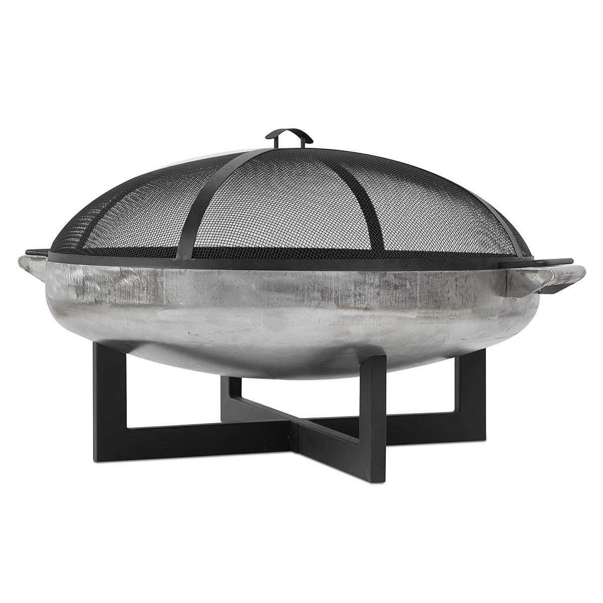 Real Flame La Porte 31in. Round Steel Wood Burning Fire Pit