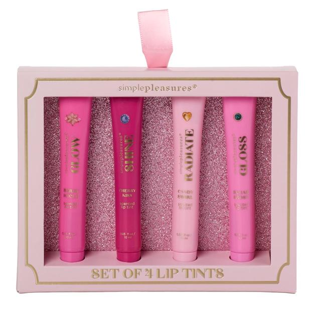 Simple Pleasures® Bejeweled 4pc. Lip Tint Collection