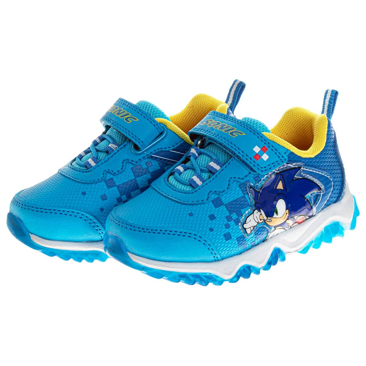 Little Boys SEGA Sonic the Hedgehog Light Up Sneakers