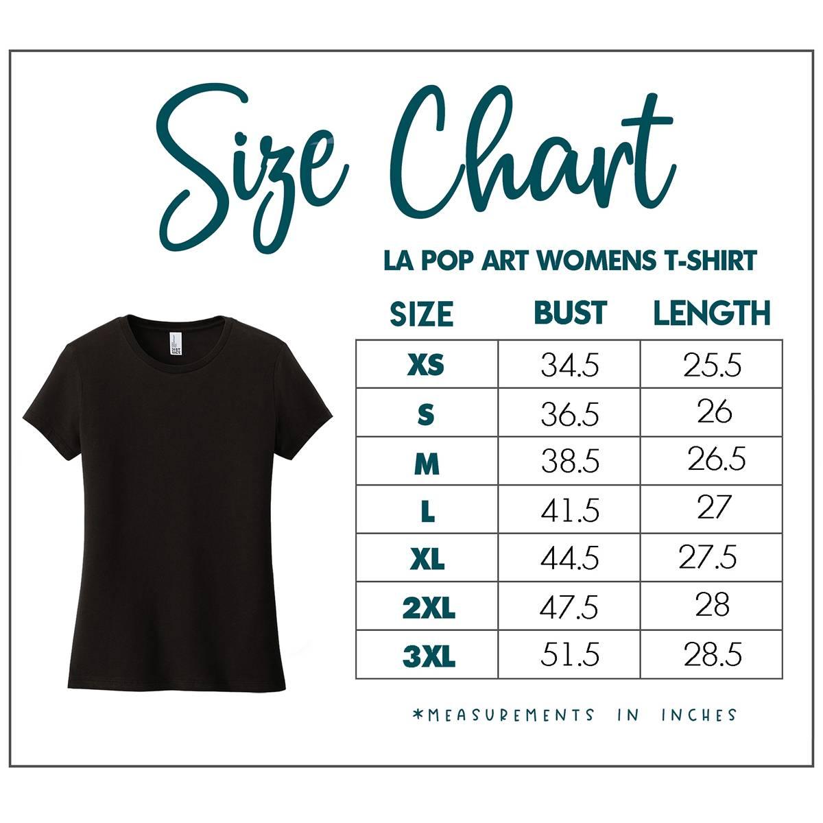 Womens LA Pop Art Nature Lover Word Art V-Neck Graphic Tee