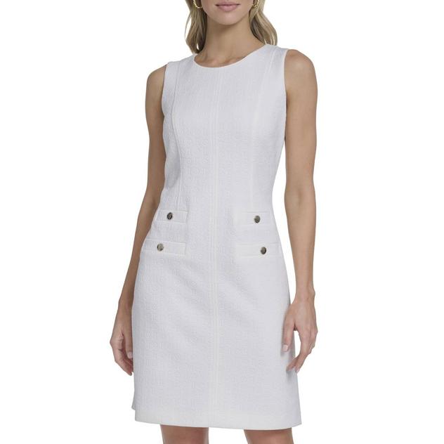 Womens Tommy Hilfiger Sleeveless Knit Sheath Dress