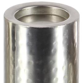 9th & Pike® Silver Hammered Metal Candle Holders - Set of 3
