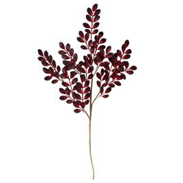Northlight 37in. Glittered Leaves Artificial Christmas Spray