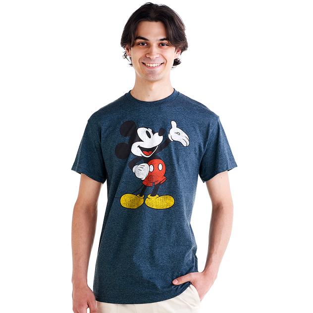 Young Mens Mickey Grand Gesture Short Sleeve Graphic Tee