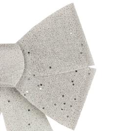 Northlight Seasonal LED Color Changing Silver Bow Décor