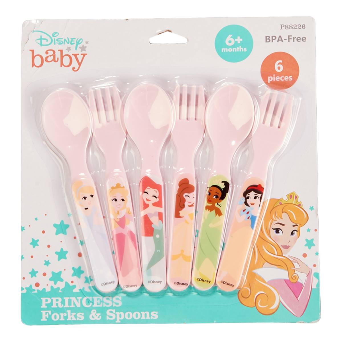 Baby Girl Disney Princess Fork & Spoon Set