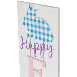 Northlight Seasonal Happy Easter Wooden Porch Sign