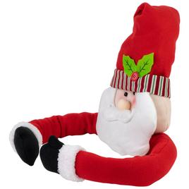 Northlight Seasonal 27in. Plush Santa Christmas Tree Topper