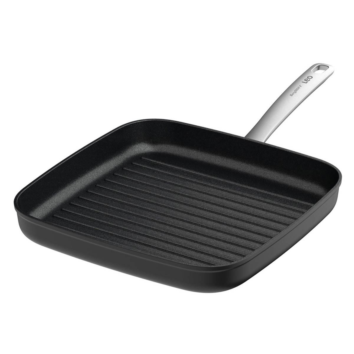 BergHOFF Graphite Non-stick 11in. Ceramic Grill Pan