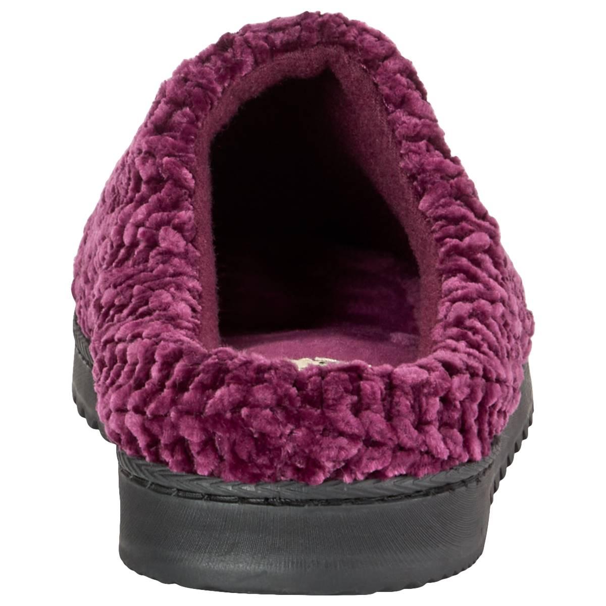 Womens Dearfoams® Tallulah Chenille Clog Slippers