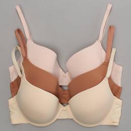 Womens Danskin 3pk. Bonded Soft Lift Bras DS6401-3PKR