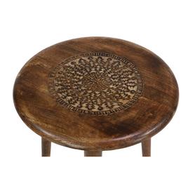 9th & Pike® Brown Wood Traditional Accent Table