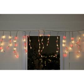 Northlight Seasonal 50ct. Red/Clear Mini Icicle Christmas Lights